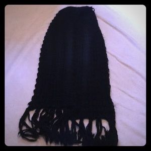 Crochet boutique scarf